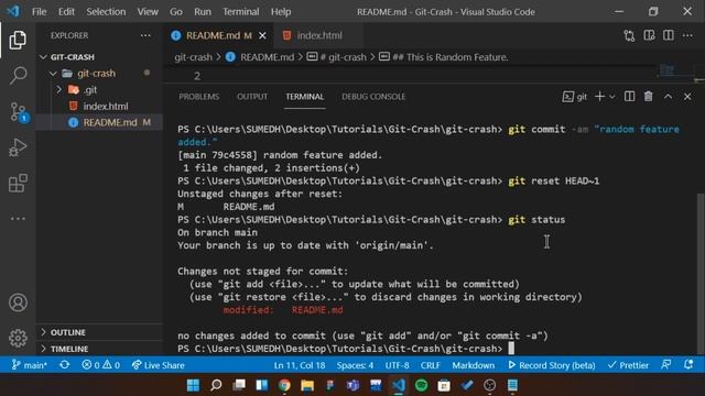 Undoing in Git | How To Undo Your Commits ? | Hindi Tutorial | Git & GitHub for Beginners |