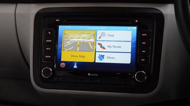 Custron T1070VW1 Skoda DVD Navigation All in one Operations.