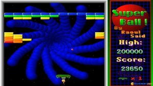 Superball gameplay (PC Game, 1992)