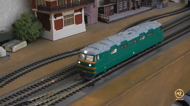 Ходовая часть для модели электровоза ВЛ60 из журнальной серии "Наши поезда" издательства Модимио. смотреть онлайн