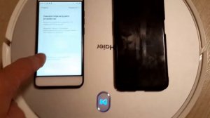 Подключение робота-пылесоса Haier HB-QT51S через точку доступа.