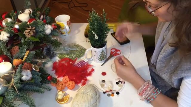 Мастеркласс флористика . Волшебная елка смотреть онлайн