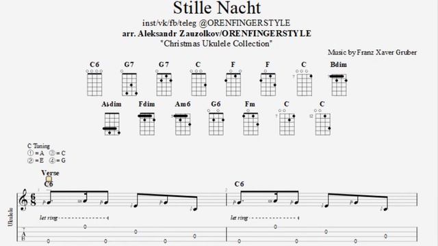 4. Stille Nacht | Cristmas Ukulele | Tabs смотреть онлайн