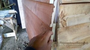 Тонкости сборки бани из доски внахлёст