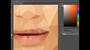 Полигональная обработка (Часть 2)|Speed Art| Adobe Photoshop CS6
