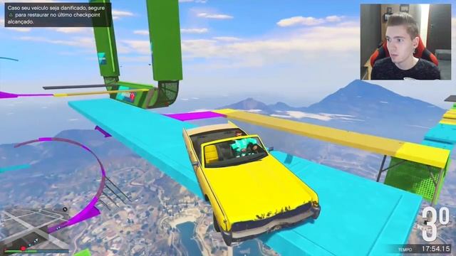 GTA V Online: CORRIDA do TÚNEL QUADRADO!!! (1 HORA foi DIFÍCIL) смотреть онлайн
