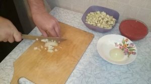 Баклажаны в аджике.