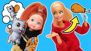 Новогоднее чудо для Штеффи  Игры в куклы Барби для девочек