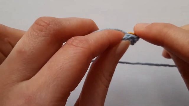 Crochet lesson. Increase (2 sc in one stitch) / Урок вязания крючком. Прибавка (2 сбн в 1 петлю)