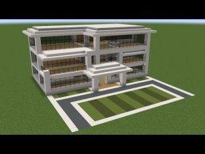 Майнкрафт - Как построить современный дом 70. Minecraft