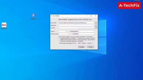 How To Convert PowerShell Script To Exe