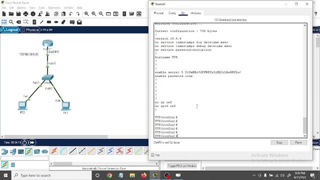 #9. Basic Commands Of Cisco Router.