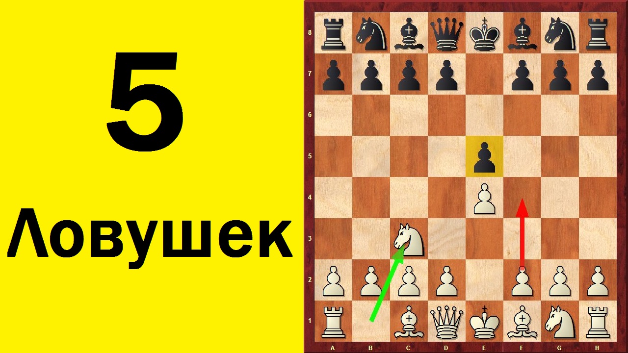 Шахматы. ВЕНСКАЯ ПАРТИЯ. 5 ДЕБЮТНЫХ ЛОВУШЕК. Школа шахмат d4-d5.