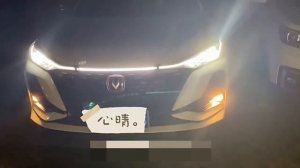 Светодиодная вставка между передних фар для Changan CS75 Plus 2021