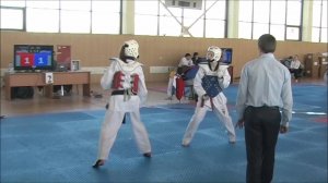 Taekwondo WTF. 29.03.2014. Турнир клуба Беркут. Тарасова-Халькова