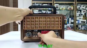 NNS 2021 Classic Radio FM NS-2075BT wooden casing radio retro fm am sw video Bluetooth Radio Speake