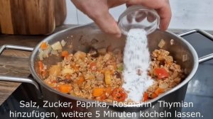 Chorba mit Bohnen, die man nicht ablehnen kann! Einfaches Bohnensuppe Rezept mit Hackfleisch!