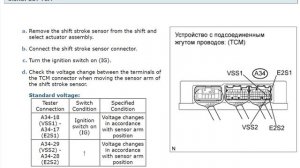 P0919 Gear Shift Position Control Error Toyota Multi-Mode MMT Semi-Automatic