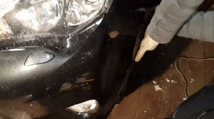 RAV4.4 Снятие бампера