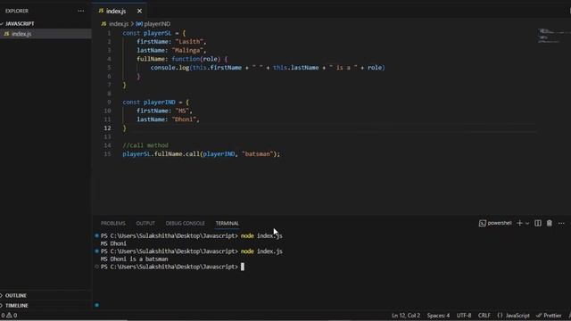 Javascript bind, call and apply methods