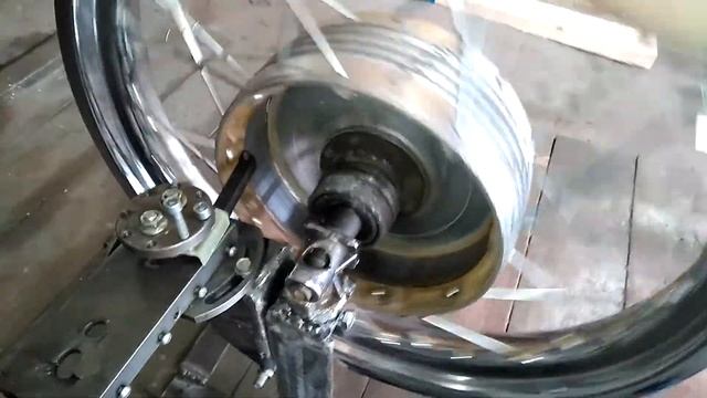 Проточка тормозного барабана мотоцикла ИЖ смотреть онлайн