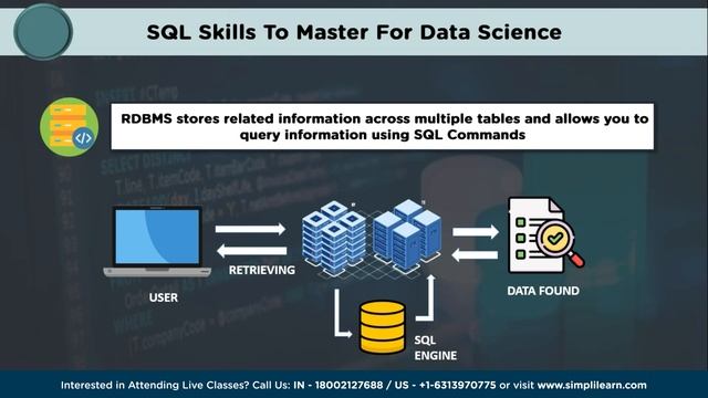 SQL for Data Science Tutorial | Learn SQL Database for Data Science | Simplilearn