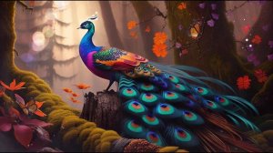 "Peacock" - Magical Flute Ambient Music | Meditative Soothing Ambient Music