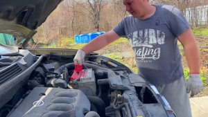 Стартер щелкает, но не крутит! Проблемы с проводом массы. Провод массы под колесом Кашкай. Quashqai.