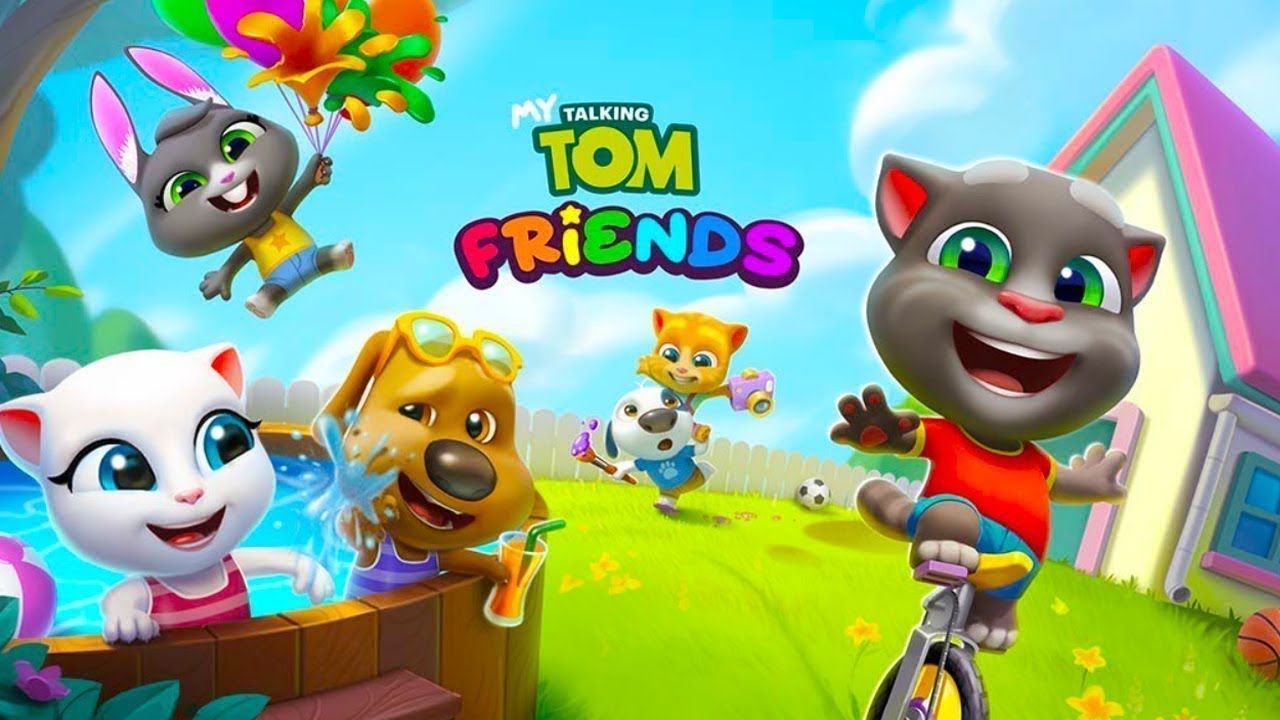 Игра talking Tom friends