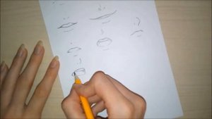How to Draw Anime Mouth  / Как рисовать Анимешный Рот