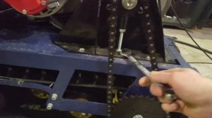 Как правильно натянуть цепь на мотобуксировщике БУРЛАК-М