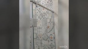 Пятиугольная душевая перегородка