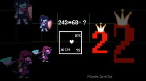 Deltarune | Что будет если Крис и Сьюзи попадут в учебник математики?