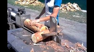 Дровокол горыныч, колка дров не вдоль а поперек
