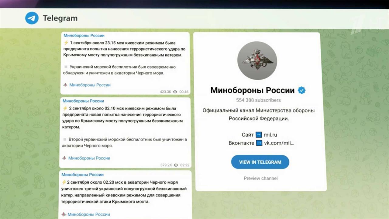 Российские военные ночью пресекли попытки киевского режима атаковать Крымский мост