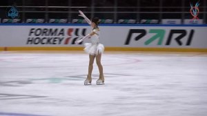 Анастасия Травкина, II спортивный разряд, 2013 г.  Произвольная программа. ДЮСШ Невский лед