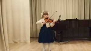 Данильченко Лукия, 7 лет. Р.Глушкова "Тарантелла"