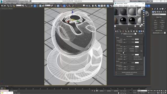 Урок 3Ds Max + Corona Renderer — Материал Мрамор