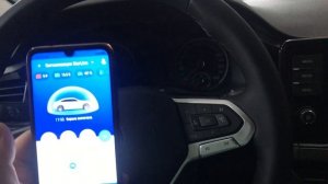 Volkswagen Polo установлена автосигнализация Volkswagen Polo. Автозапуск и управление с телефона.