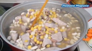 Наваристый густой СУП с бобовыми. Никто не откажется от добавки