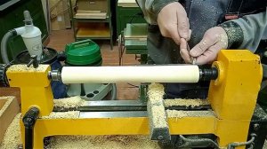 Как выточить скалку (How to sharpen a rolling pin)