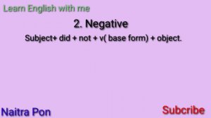 Learn about👉 Past simple 👈and three forms