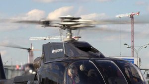 Запуск и взлет Helicopter Ec-130 B4 c выставки HeliRussia -2021