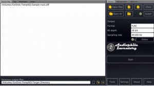 Studio Audio Converter DFF to FLAC, WAV, AIFF, mp3 and more