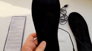 Теплые стельки для обуви с электрическим подогревом на проводе USB.