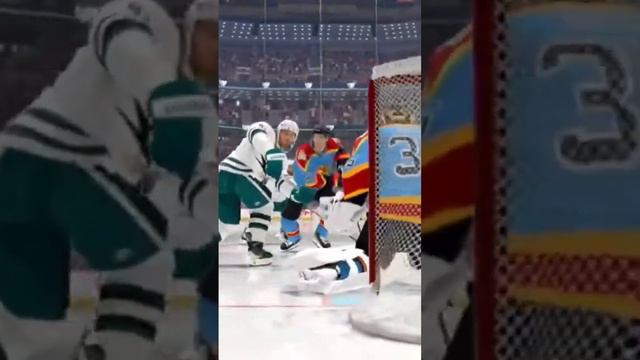 Landy with the wraparound #nhl23 #hockey #sanjosesharks #sjsharks