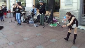 Питер, уличные музыканты