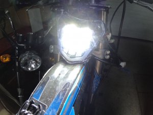 Монтаж LED фары МОТОЛЭНД  КРОСС XR250 LITE Часть 1