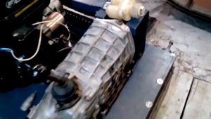 КПП ВАЗ на снегоходе.