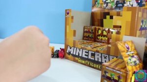 Minecraft Mini-Figure Blind Box Series 9 Spooky Halloween Full Set w/ Creeper Steve & Enderman Alex